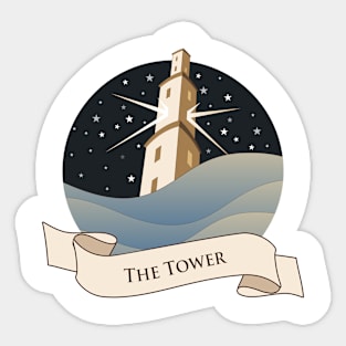 Tarot Arcana: The Tower Sticker